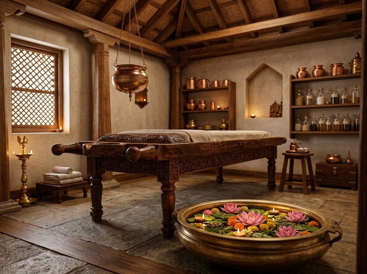 Authentic Ayurvedic Panchakarma Treatment Chamber at Narayaneeyam